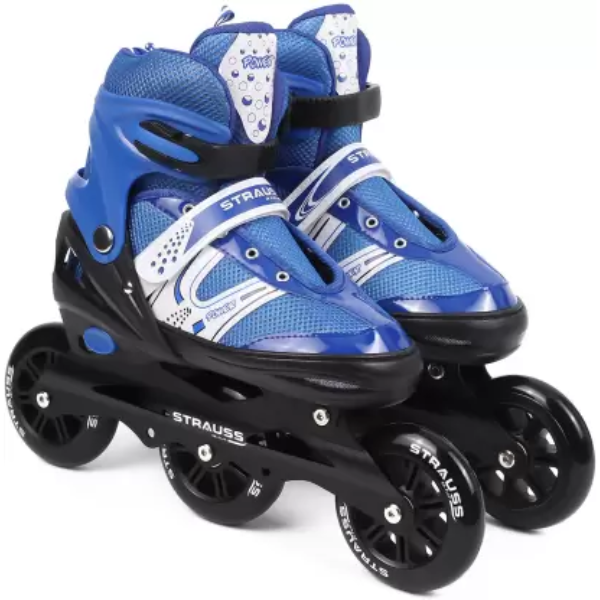Strauss Adjustable Inline Skates (Blaze) | Skating Shoes